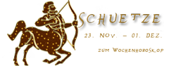 Ihr kostenloses Horoskop/Wochenhoroskop Sternzeichen: schuetze
